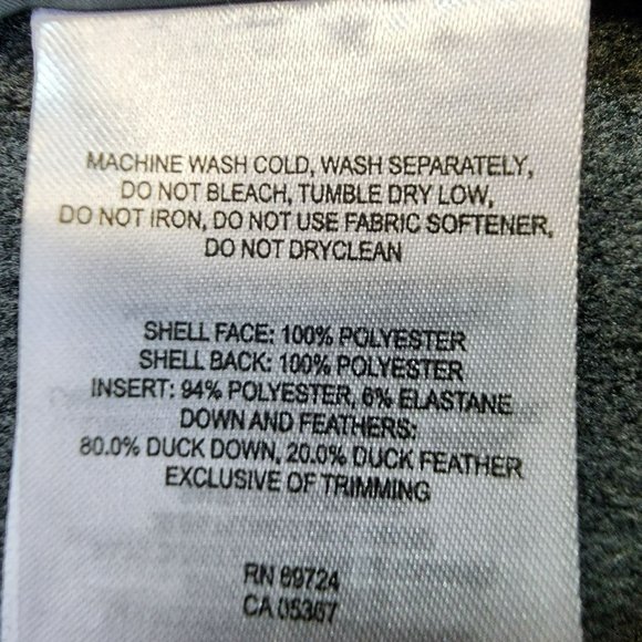 Columbia Unisex Quilted Down Full Zip Black 650 Jacket Size XS - Picture 5 of 9